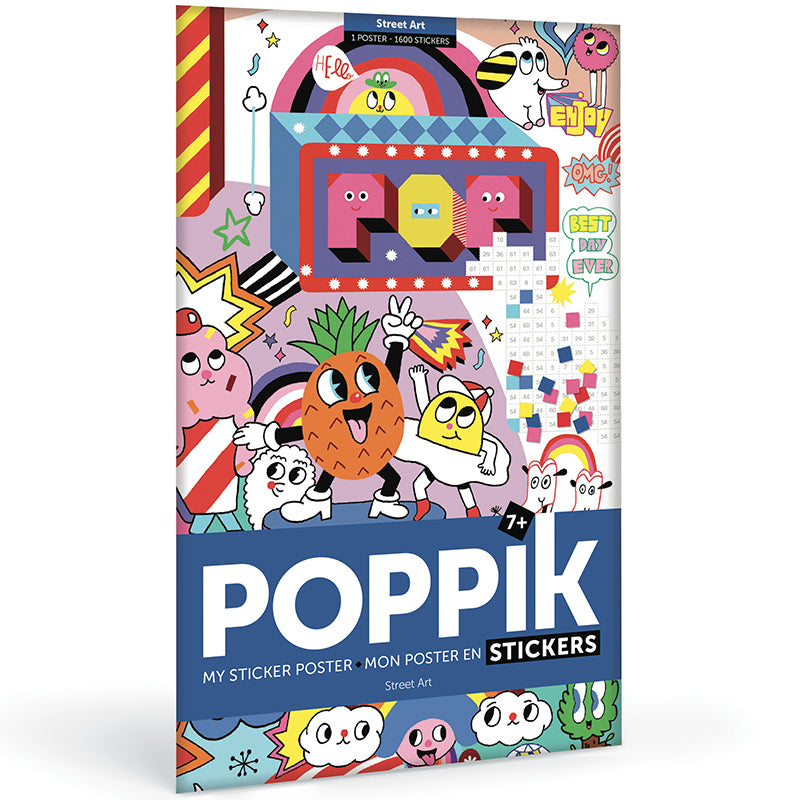 Poppik - Street Art 1600 Stickers and Poster