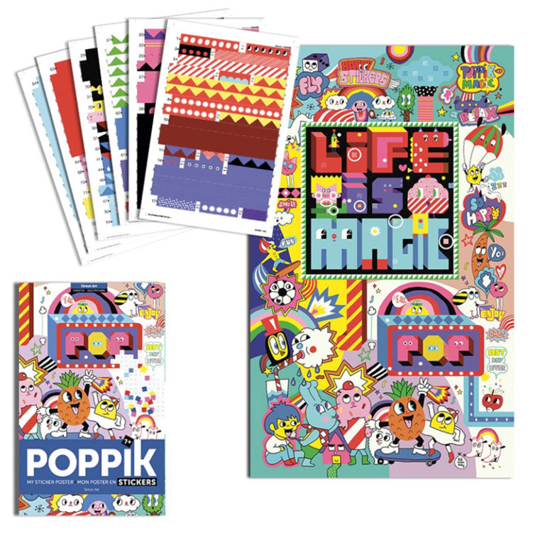 Poppik - Street Art 1600 Stickers and Poster