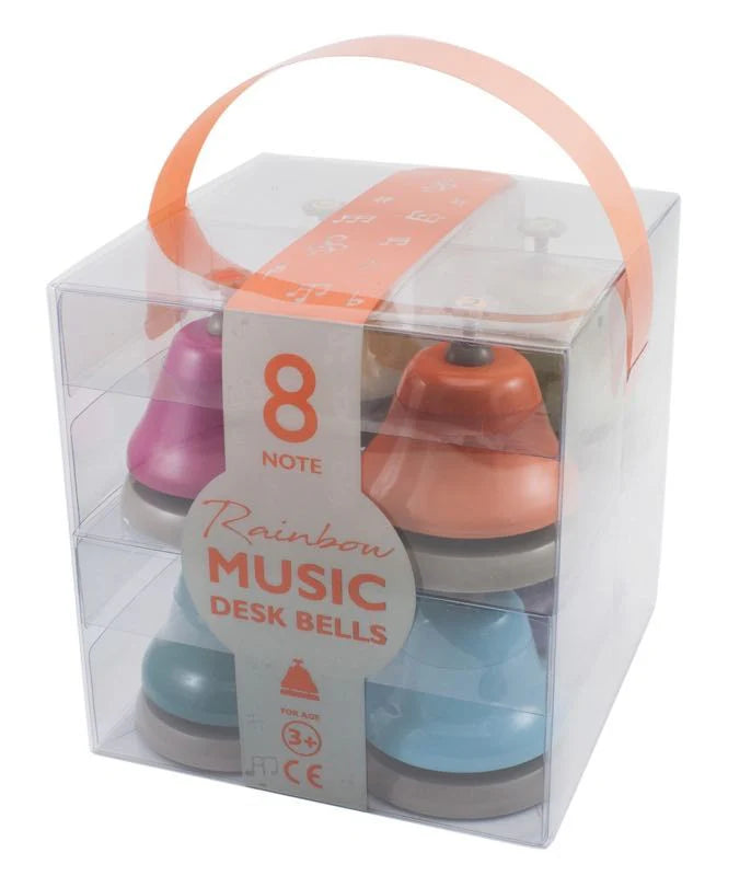 Rainbow Musical Desk Bells - 8 Piece Set