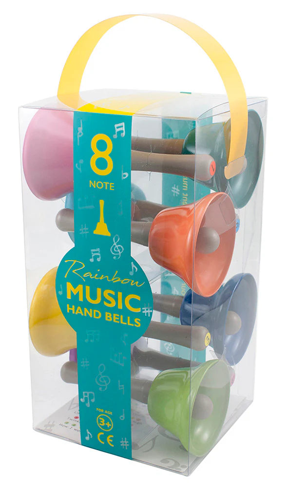 Rainbow Musical Hand Bells - 8 Piece Set