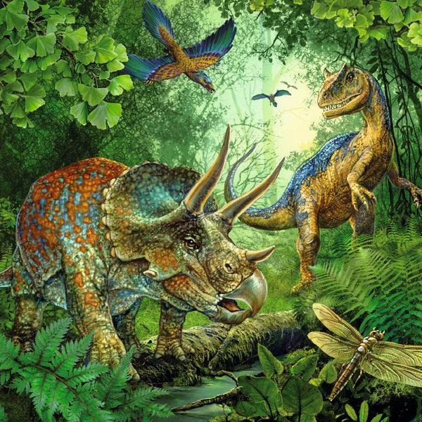 Ravensburger - Jigsaw Puzzle, 3 x 49 Pieces, Dinosaur Fascination