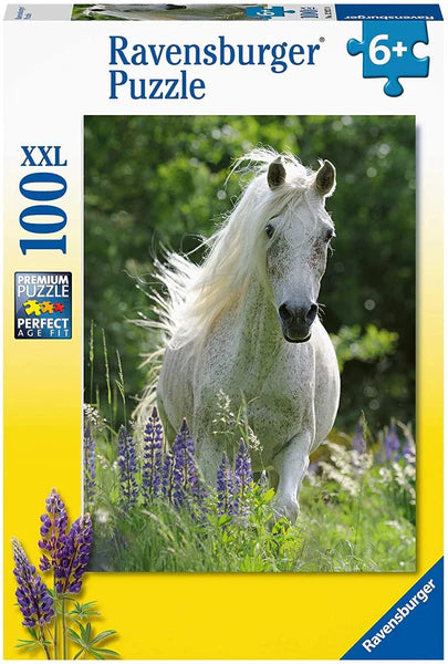 Ravensburger - Horse In Flowers, 100 Piece Puzzle