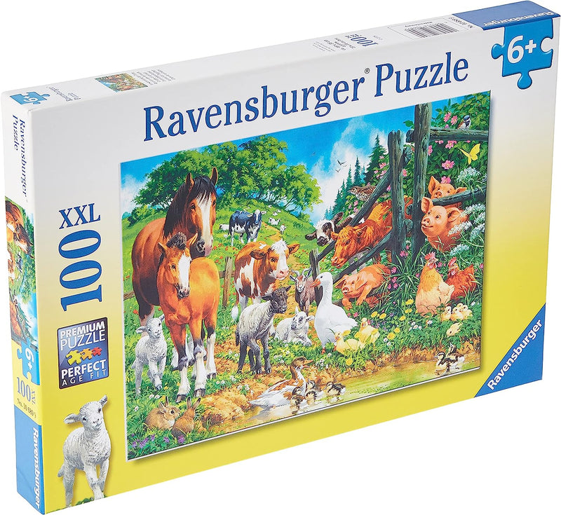 Ravensburger Puzzle 100 Pieces Animals Get together