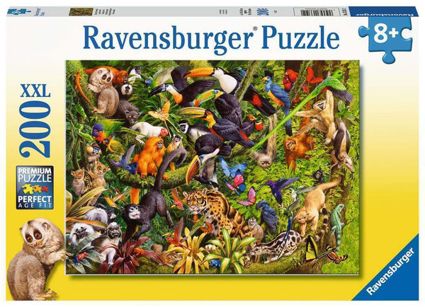 Ravensburger - Jigsaw Puzzle, 200 pices XXL, Marvellous Menagerie