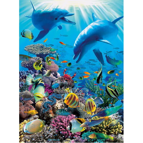 Ravensburger - Jigsaw Puzzle, 300 Pieces, Underwater Adventure