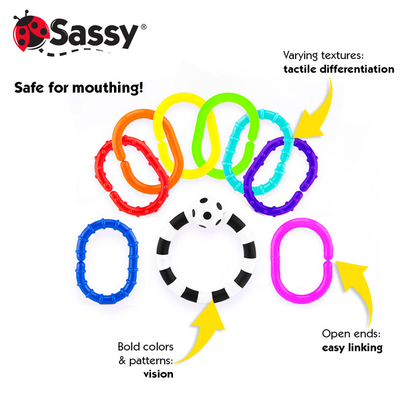 Sassy Baby Toys Ring O Links