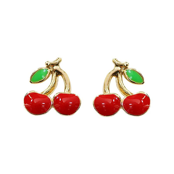 Short Story Earring Cherry