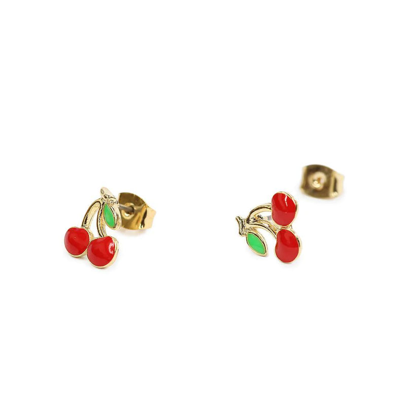 Short Story Earring Cherry