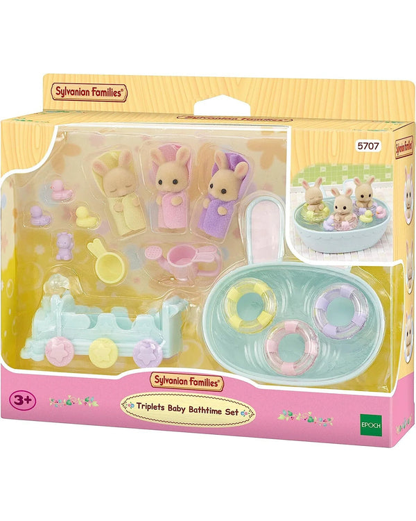 Sylvanian Families- Triplets Baby Bathtime Set