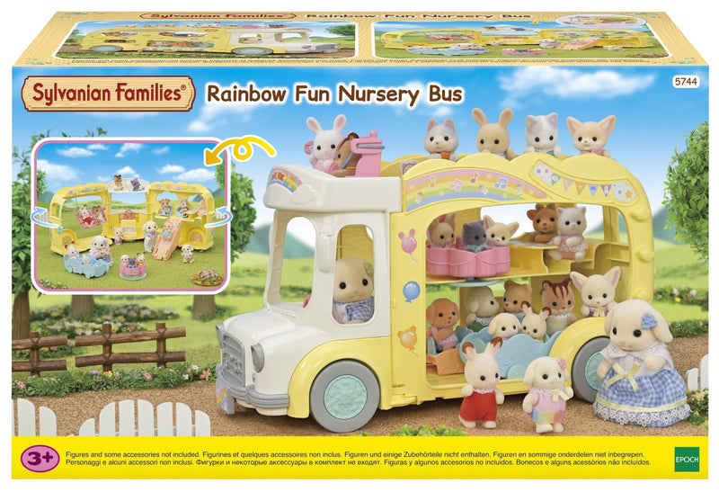 Sylvanian Families Rainbow Fun Nursery Bus Childplay Melbourne