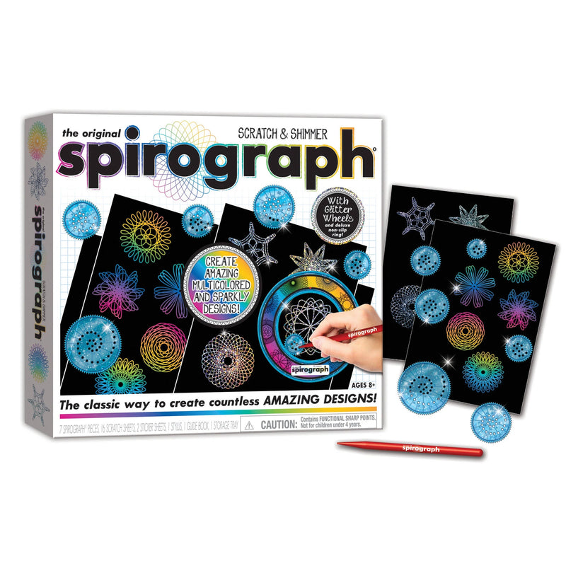 The Original Spirograph - Scratch and Shimmer