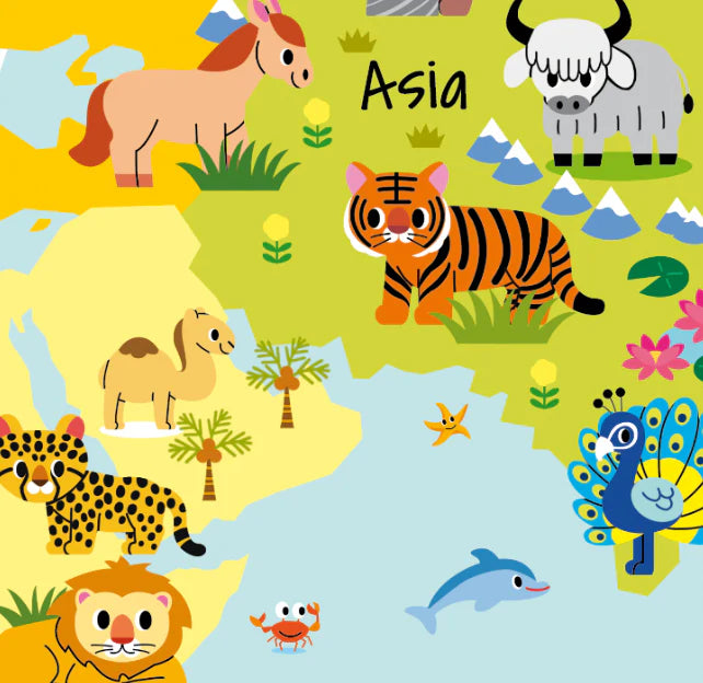 Tiger Tribe - World Globe Baby Animals 30cm