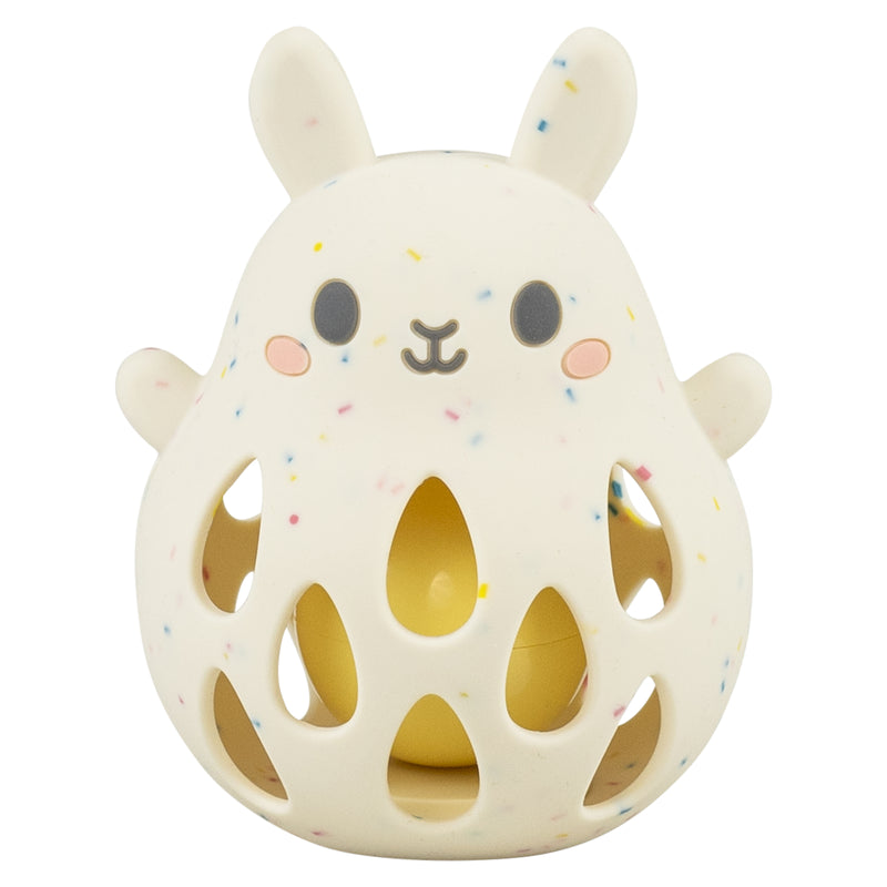 Tiger Tribe- Silicone Rattle Bunny