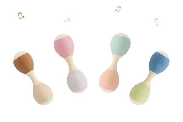 ToysLink - Double-Ended Wooden Maraca