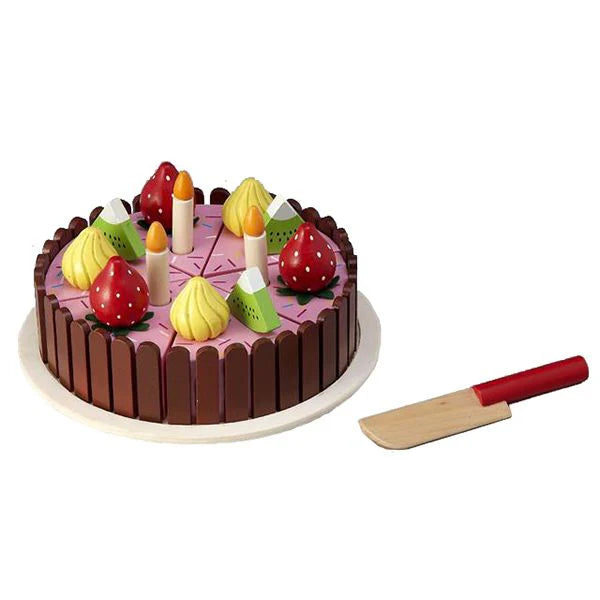 ToysLink - Wooden Birthday Cake