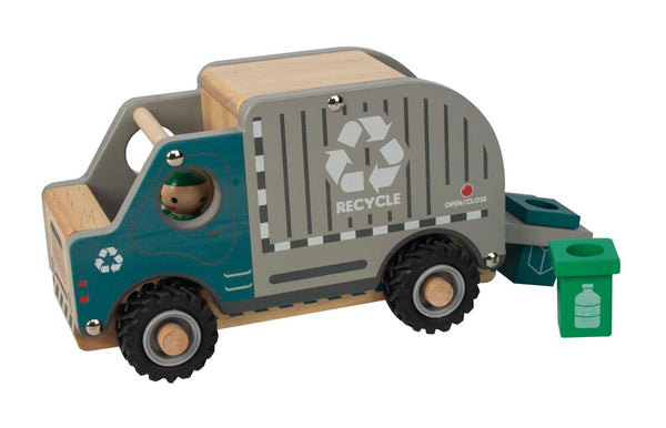 ToysLink - Wooden Garbage Truck