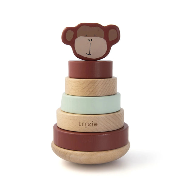 Trixie - Wooden Stacking Toy Monkey