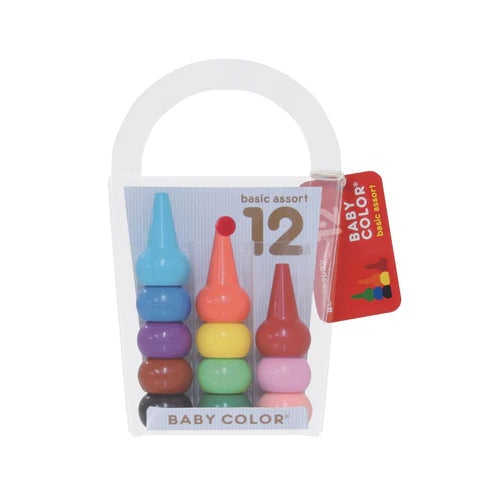 Aozora - Basic Colour Crayons 12pc.