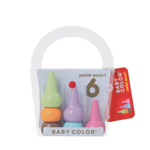 Aozora - Pastel Colour Crayons 6pc.