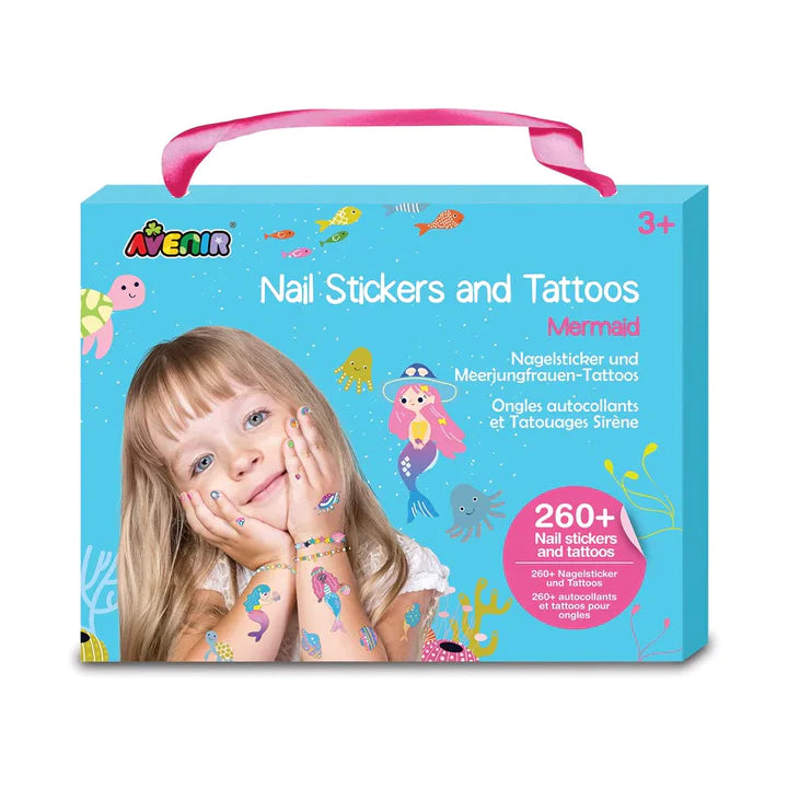 Avenir - Nail Stickers and Tattoos Mermaid