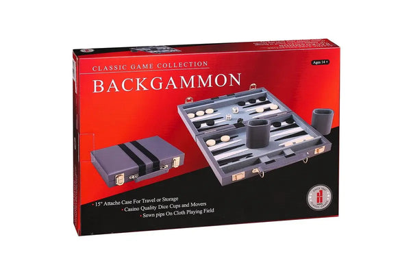 Classic Game Collection- 15" Backgammon