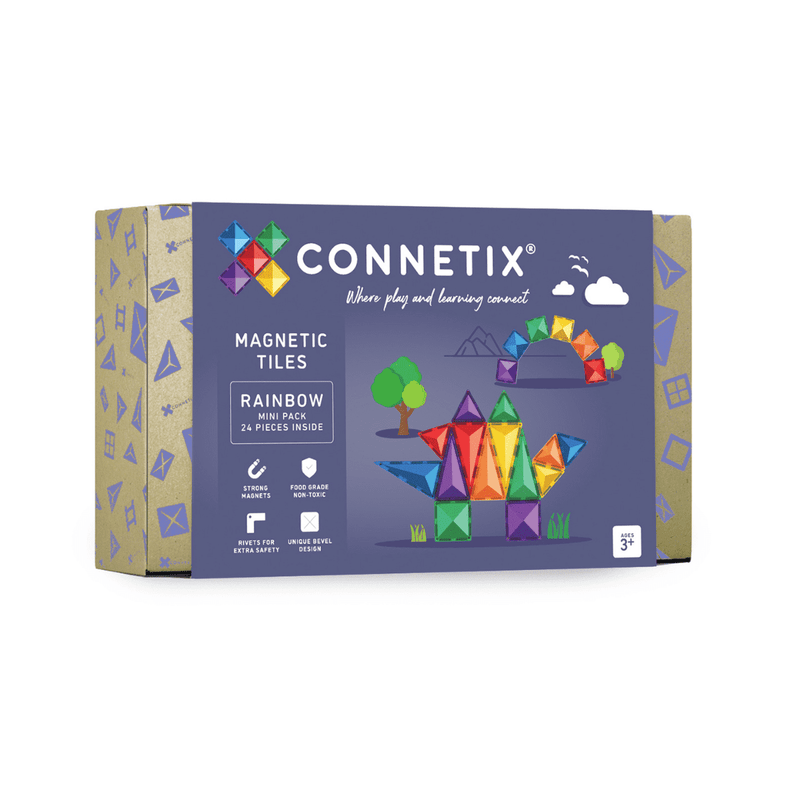 Connetix- Mini Rainbow Pack 24 Pieces