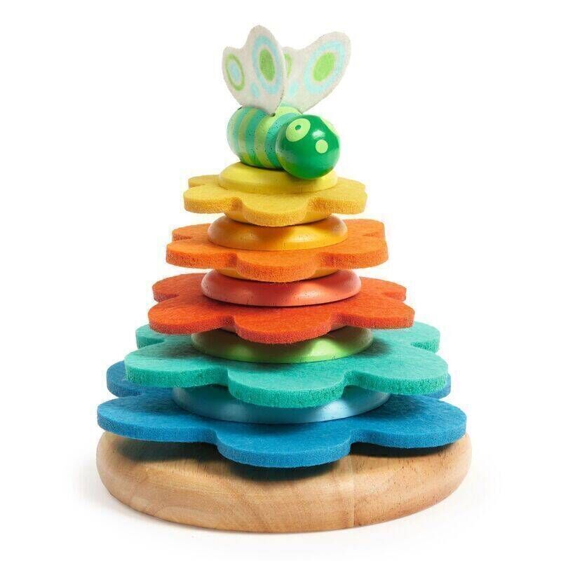 Djeco - Butterflower Colourful Stacker