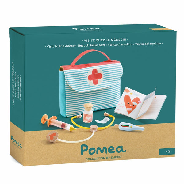 Djeco - Pomea Doll’s Visit to the Doctor Set