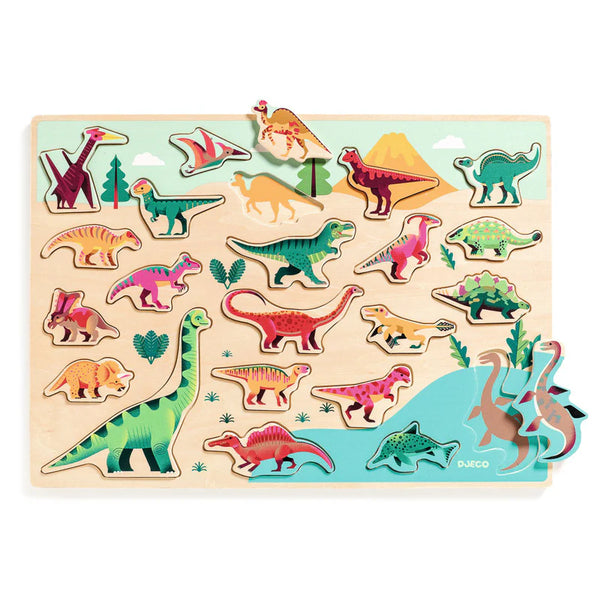 Djeco- Dino Puzzle 22 Pieces