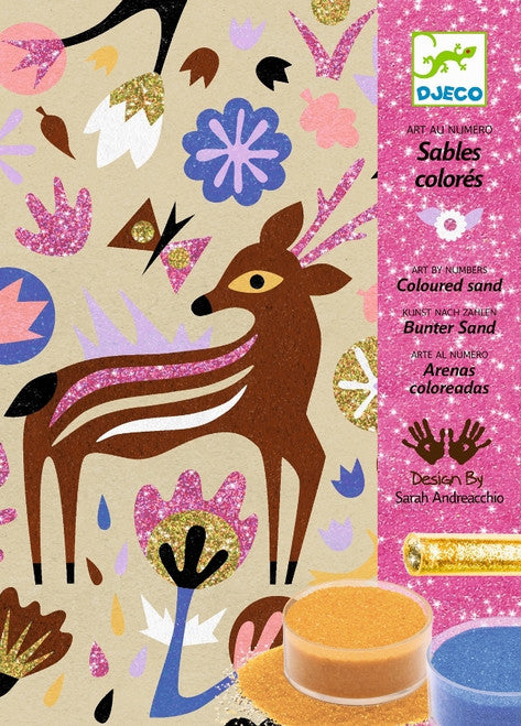 Djeco- Woodland Wonderland Sand and Glitter Set