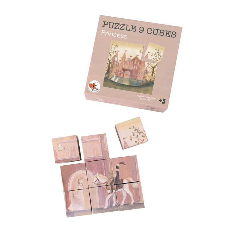 Egmont - Puzzle 9 Cubes Princess