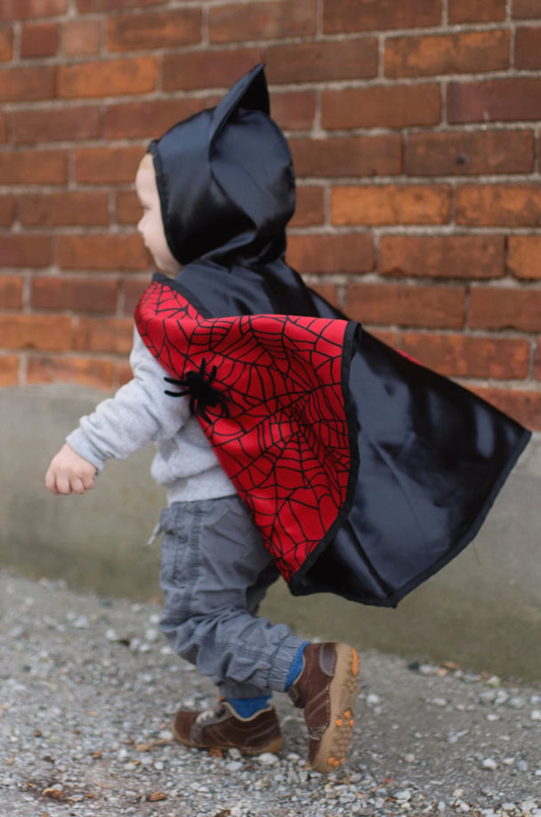 Great Pretenders - Spiderbat Reversible Toddler Cape