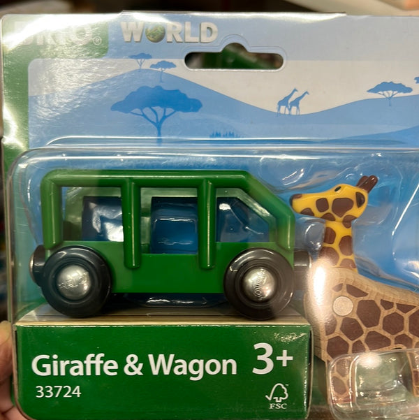 Brio Giraffe & Wagon