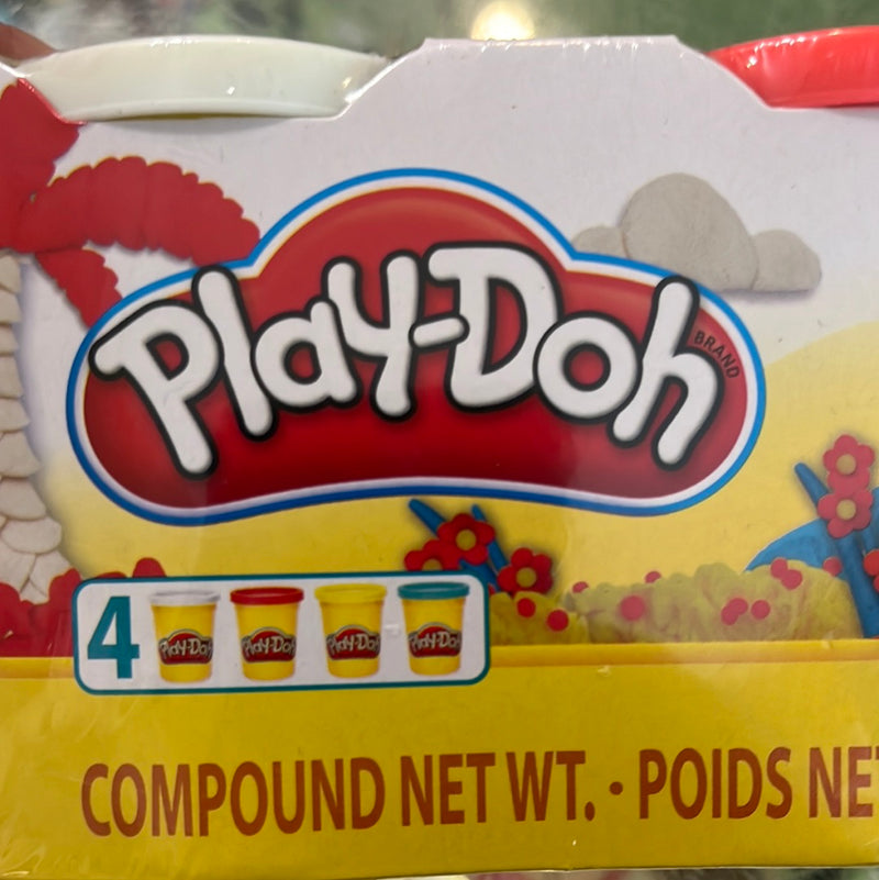 Play-Doh Assorted 4 Pack (Blue-White)