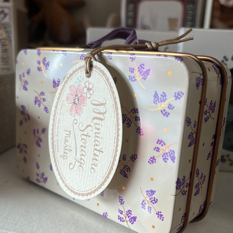 Maileg -  Metal Suitcase Madeleine Lavender