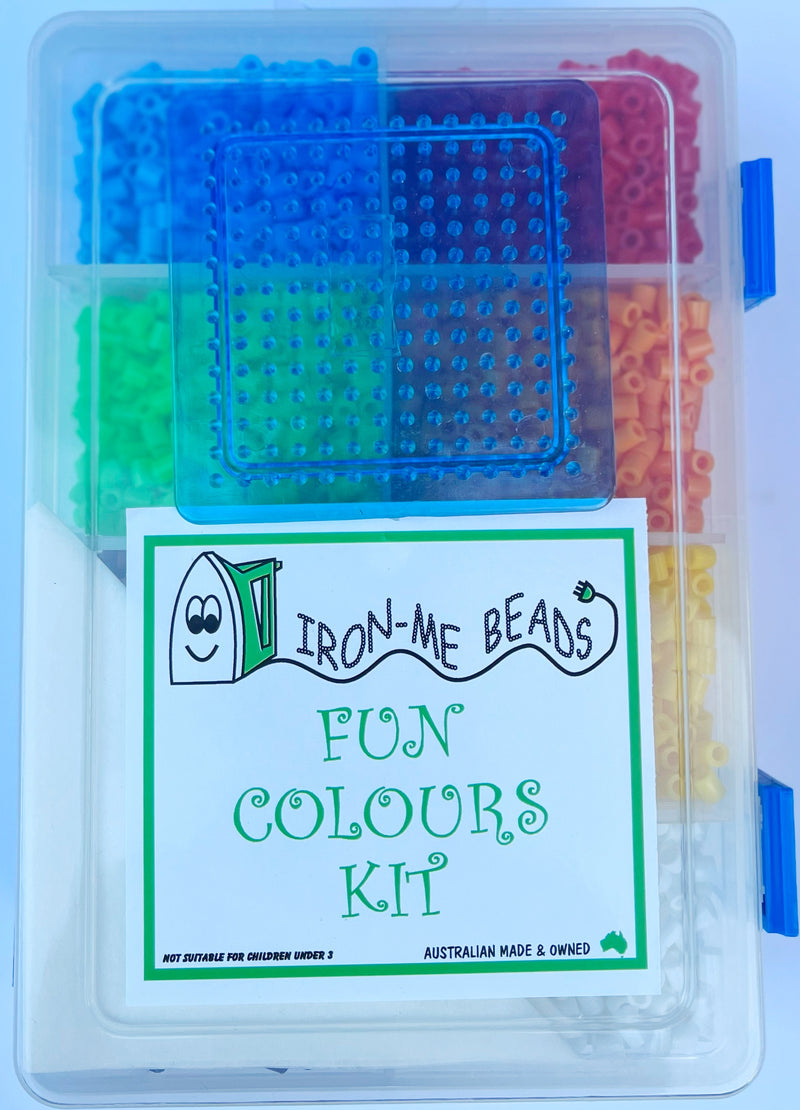 Iron-Me Beads- Fun Colour Kit, Basic Colours