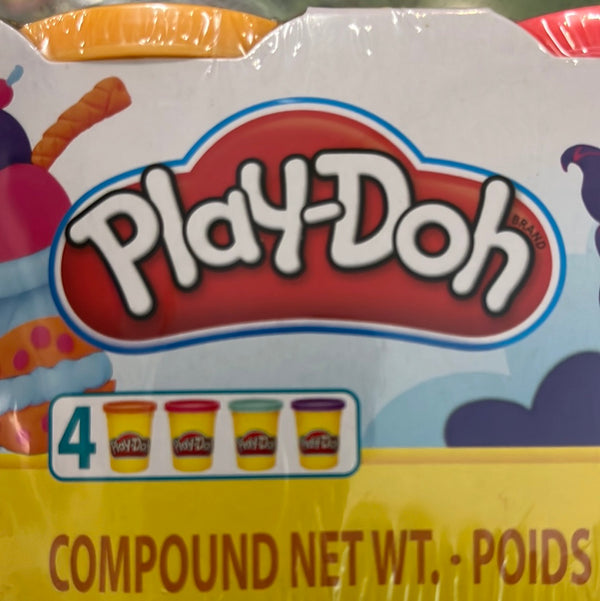 Play-Doh Assorted 4 Pack (orange - purple)