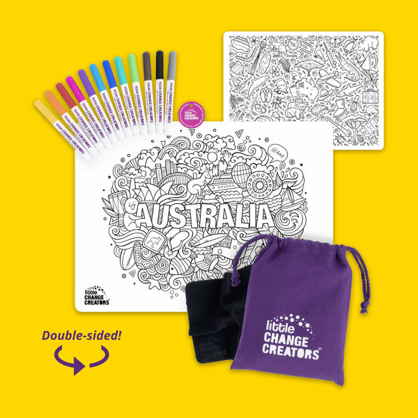 Little Change Creators - Re-fun-able Colouring Set Australia