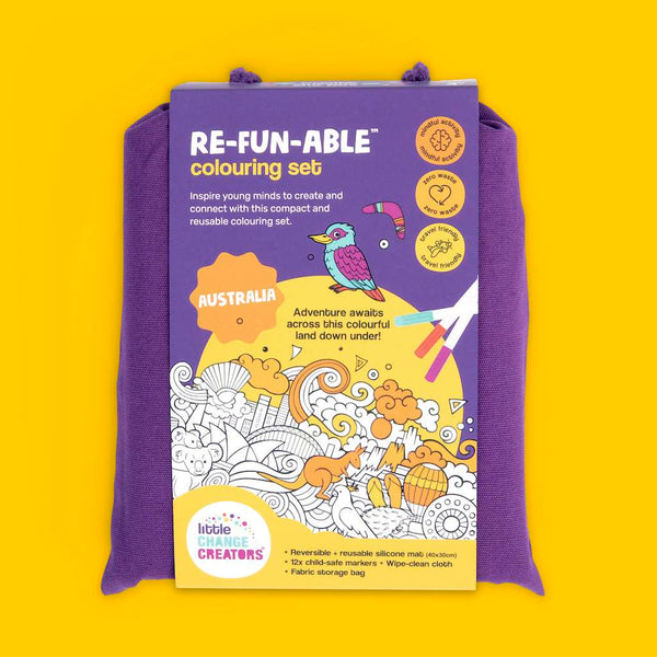 Little Change Creators - Re-fun-able Colouring Set Australia