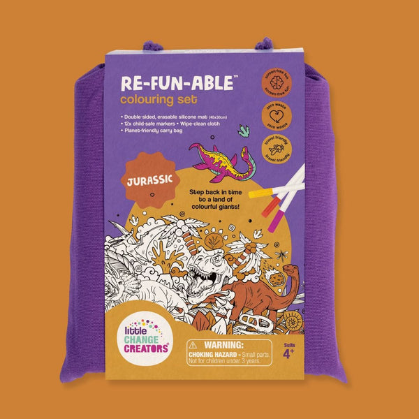 Little Change Creators - Re-fun-able Colouring Set Jurassic