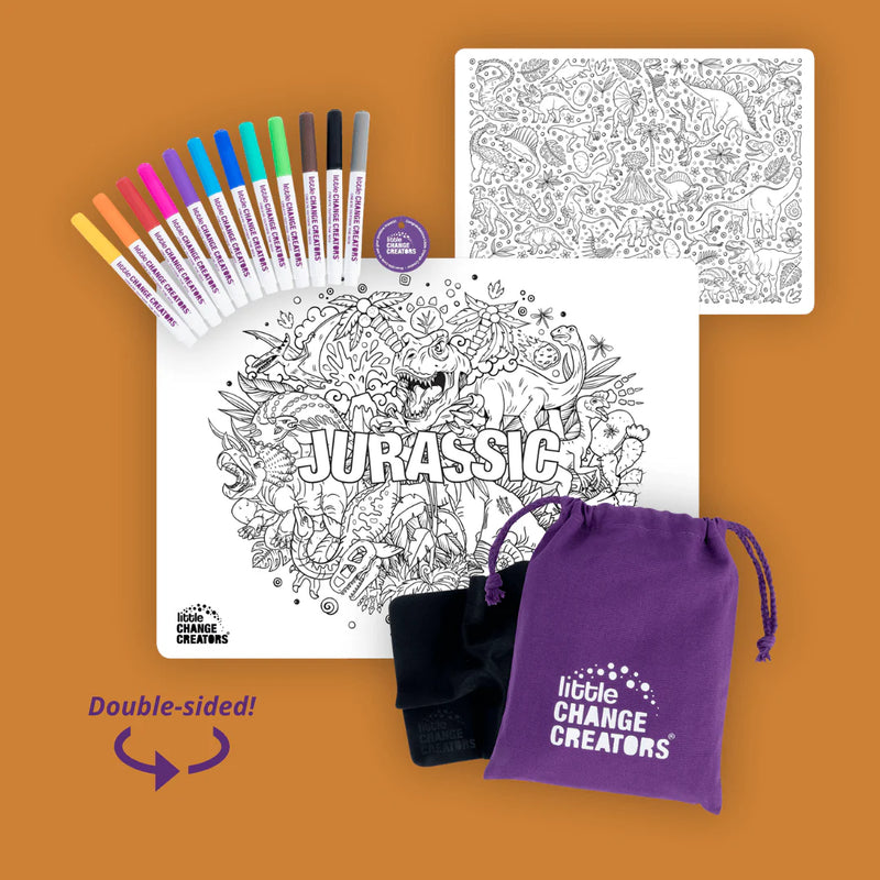 Little Change Creators - Re-fun-able Colouring Set Jurassic