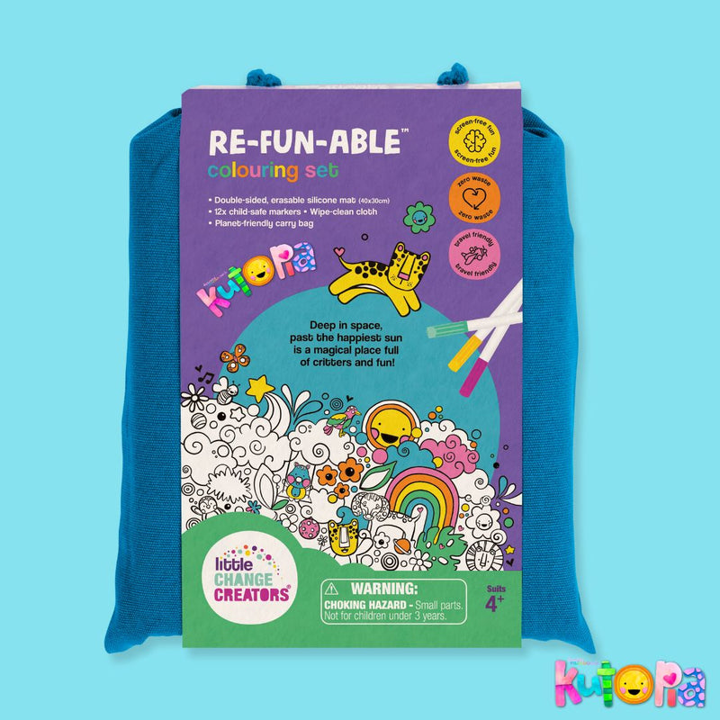 Little Change Creators - Re-fun-able Colouring Set Kutopia