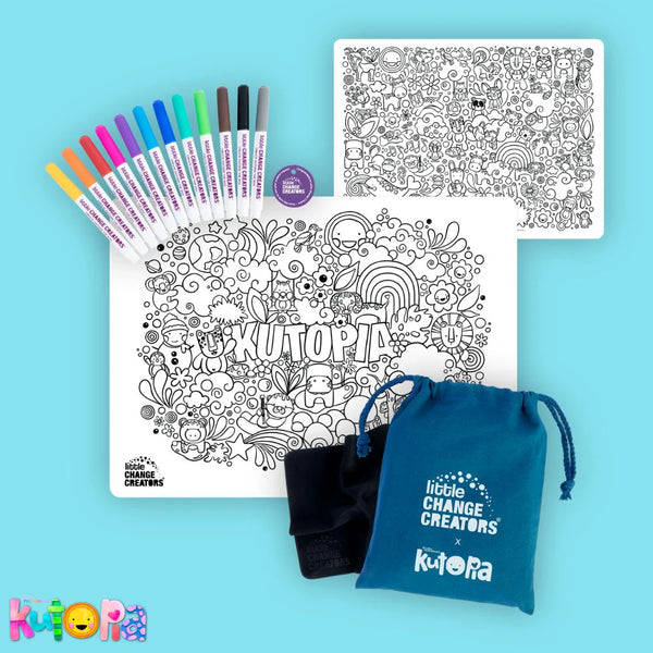 Little Change Creators - Re-fun-able Colouring Set Kutopia