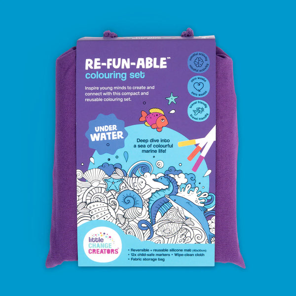 Little Change Creators - Re-fun-able Colouring Set Underwater