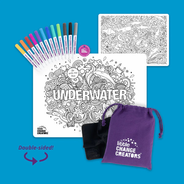 Little Change Creators - Re-fun-able Colouring Set Underwater