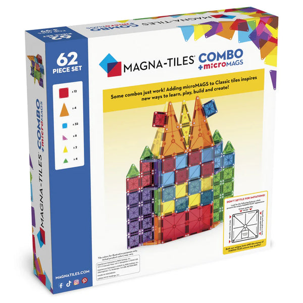 Magna-Tiles- Micromags Combo 62 Piece Set