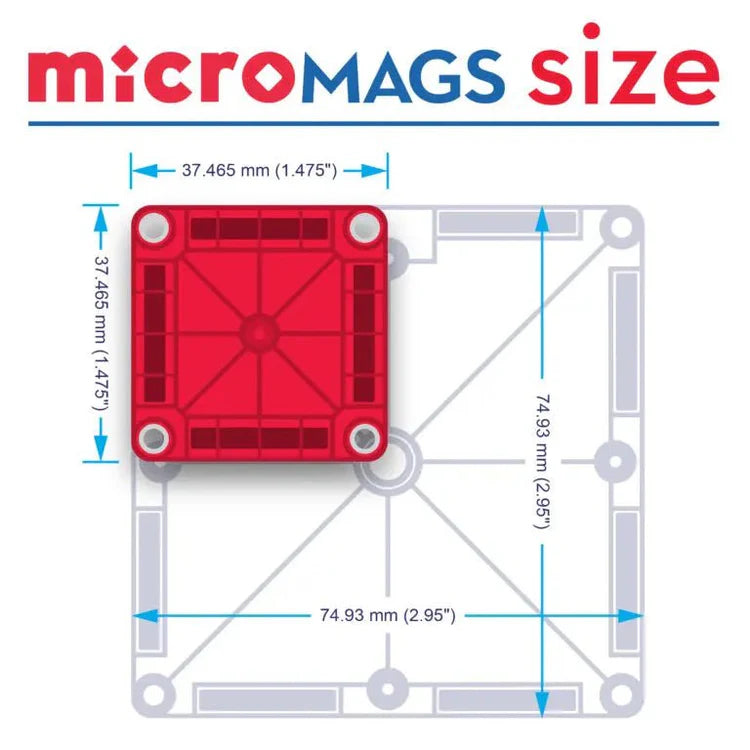 Magna Tiles - Micromags 70 pc. Set