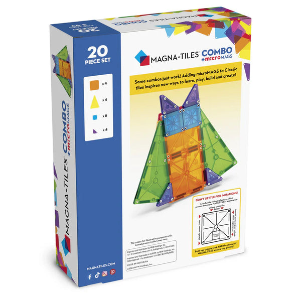 Magna-Tiles- Micromags Combo 20 piece set