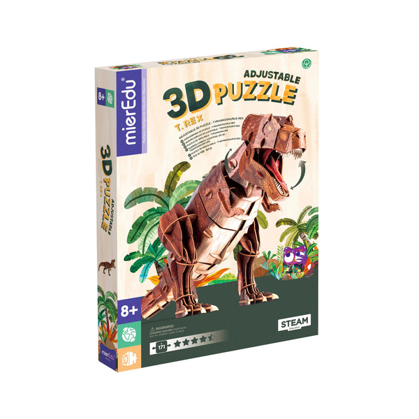 MierEdu- Adjustable 3D Puzzle, TRex