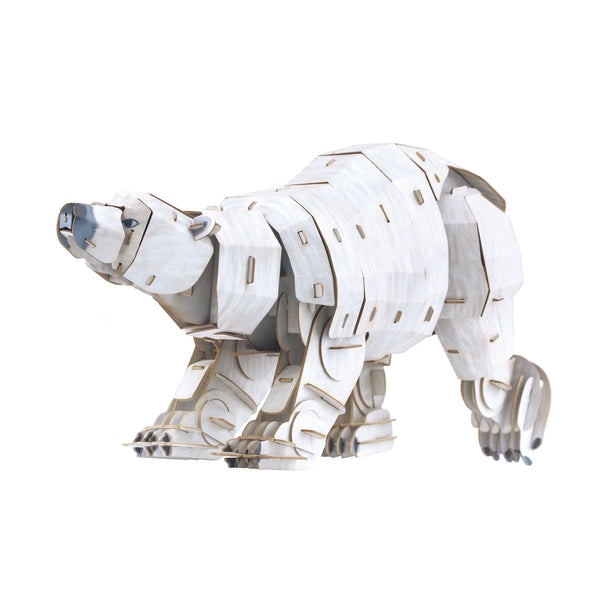 MierEdu- Adjustable 3D Puzzle, Polar Bear